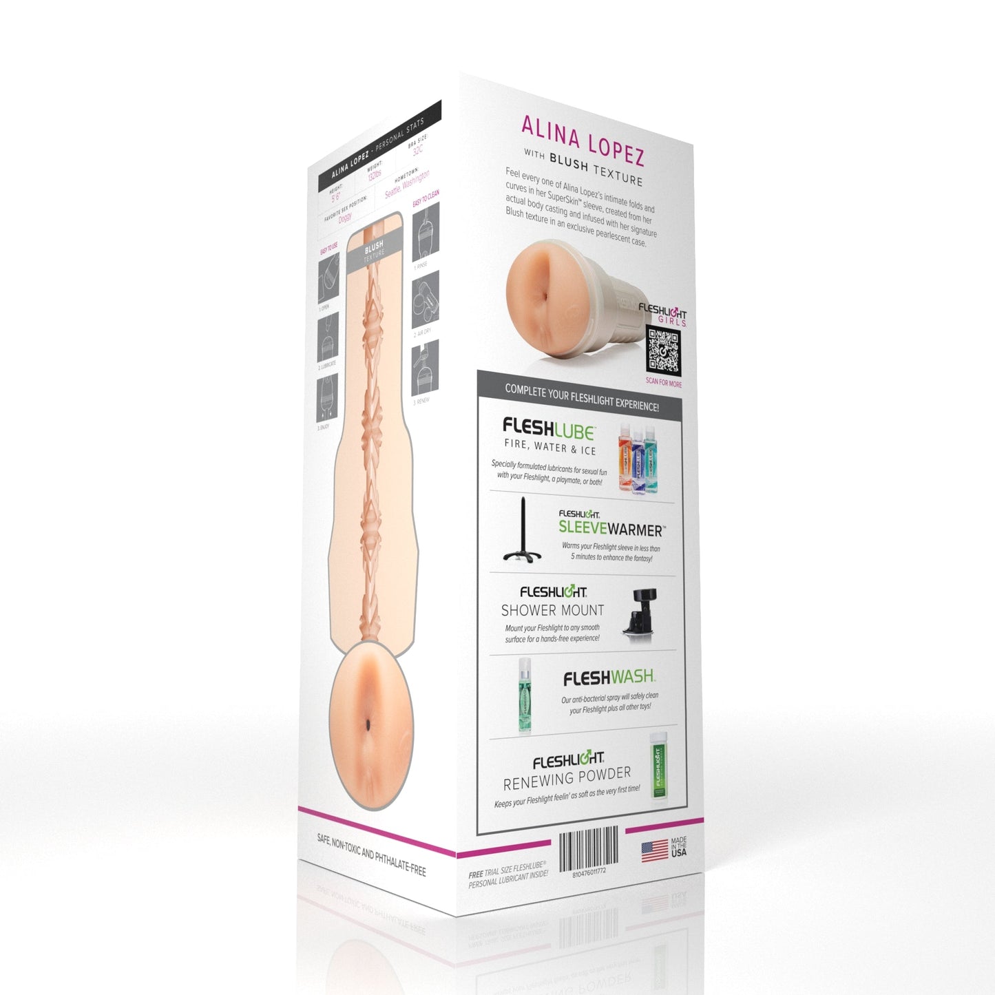 Alina Lopez Fleshlight Blush (Butt) With Case Fleshlight